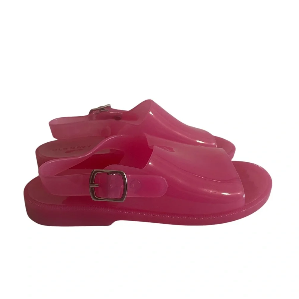 Old Navy Vibrant Pink Jelly Sandals Girls 12